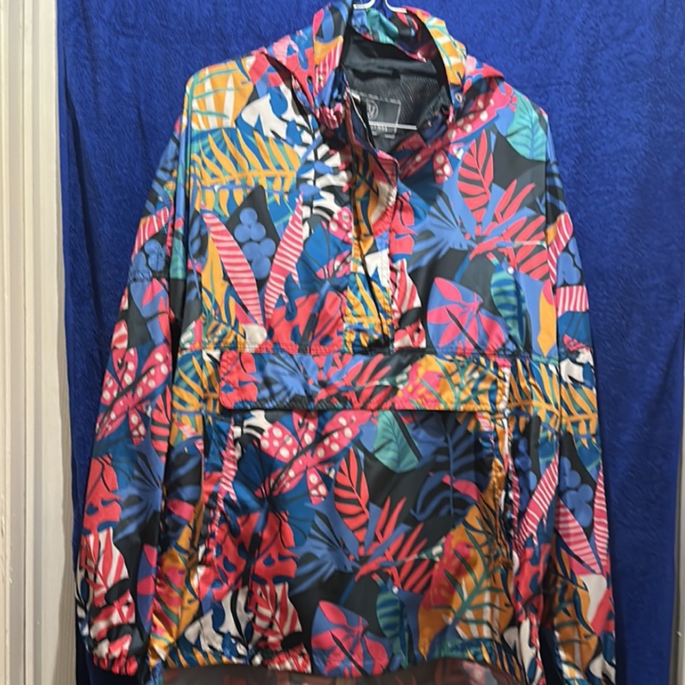 Women’s colorful jacket styled raincoat